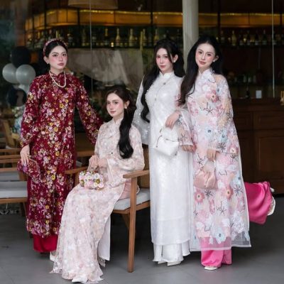Hình ảnh những cô gái mặc áo dài