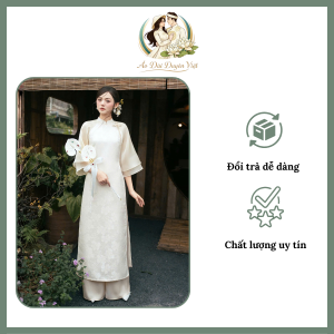 áo dài voan thiên kim